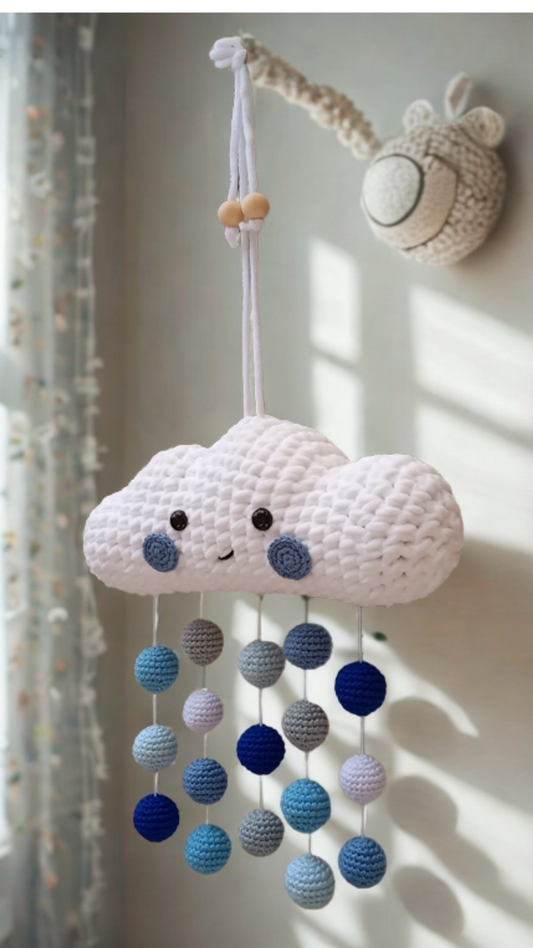 Móvil para cuna Bebé. Nube Awaska
